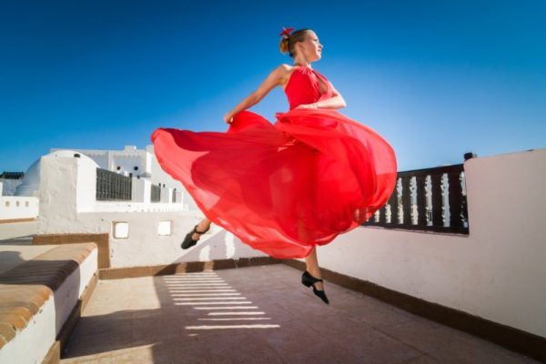 Taniec flamenco i tapas na dachach Sewilli
